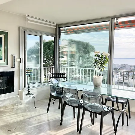 Апартаменты T3 With Magnificent Sea View Антиб